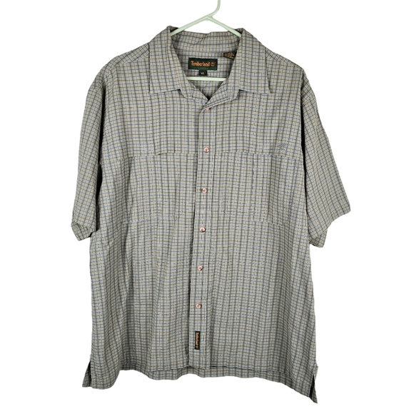 TIMBERLAND BUTTON UP MEN'S SIZE XL GUC - Picture 1 of 6